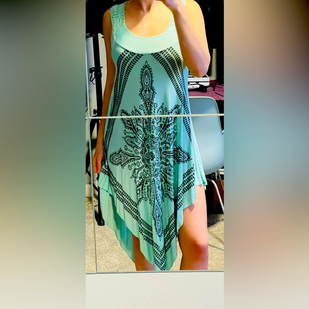 Light blue Indian Boutique dress